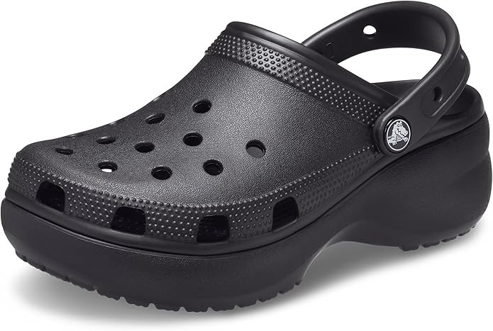 Crocs Classic Platform Clog W Blk W8