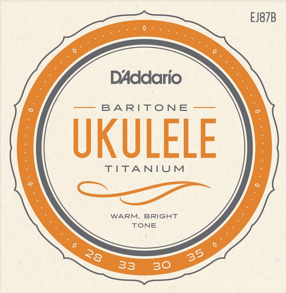 D'Addario Ukulele Strings Clear Nylon EJ87B Baritone