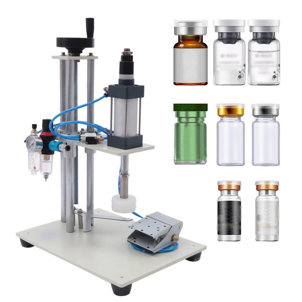 Capping Machine Pneumatic Bottle Capper Plastic/ Metal Caps Bottle Capper USA