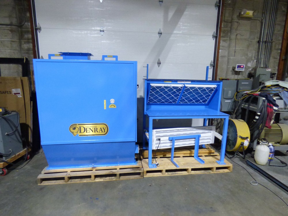 DENRAY BACKDRAFT TABLE 3HP UNUSED