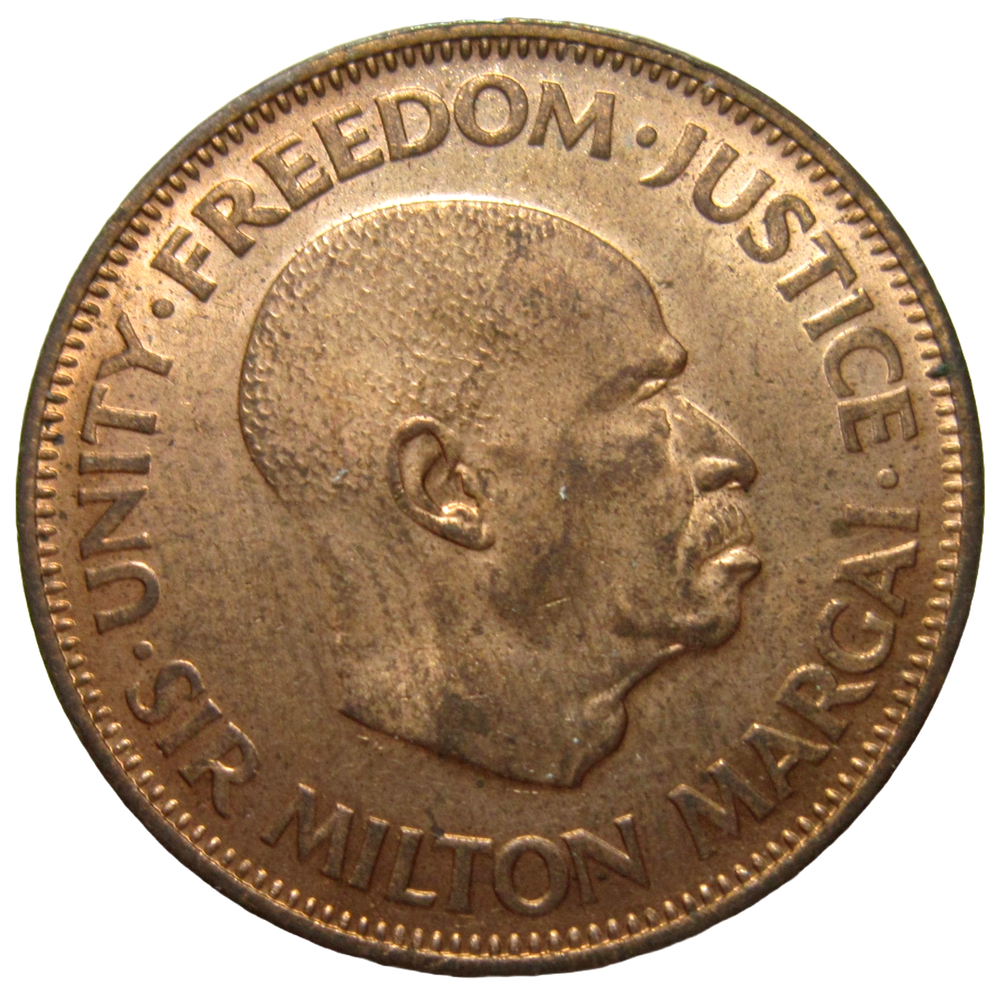 SIERRA LEONE. 1 CENT, 1964.