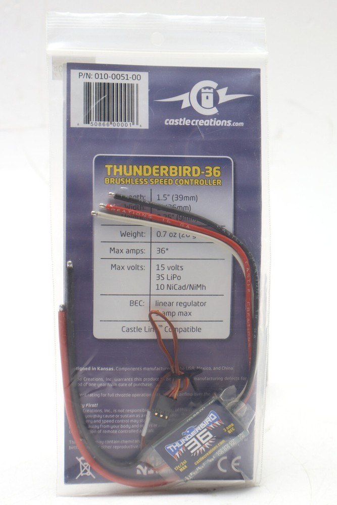 Thunderbird Thunderbird-36 Brushless Speed Controller