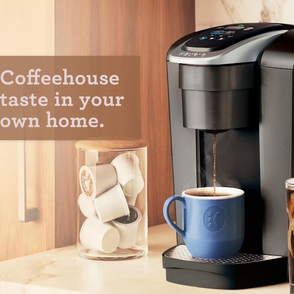 Versatile K-Elite Single Serve K-Cup Coffee Maker - Customizable Brew Experience