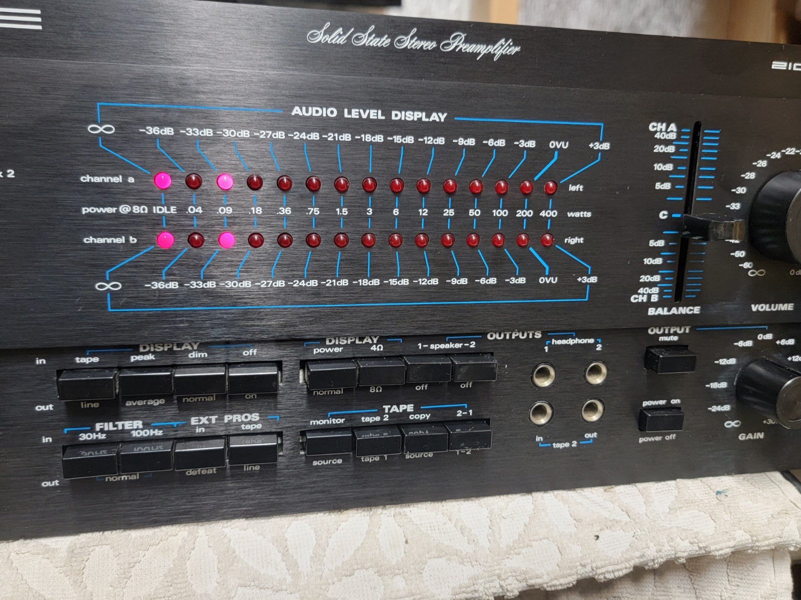 SAE 2100L Solid State Stereo Preamplifier Serviced