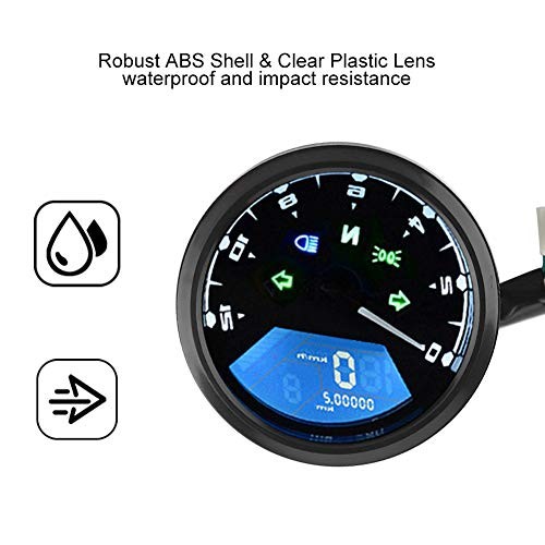 Speedometer for Motorcycle - Universal Motorcycle LCD Digital Display