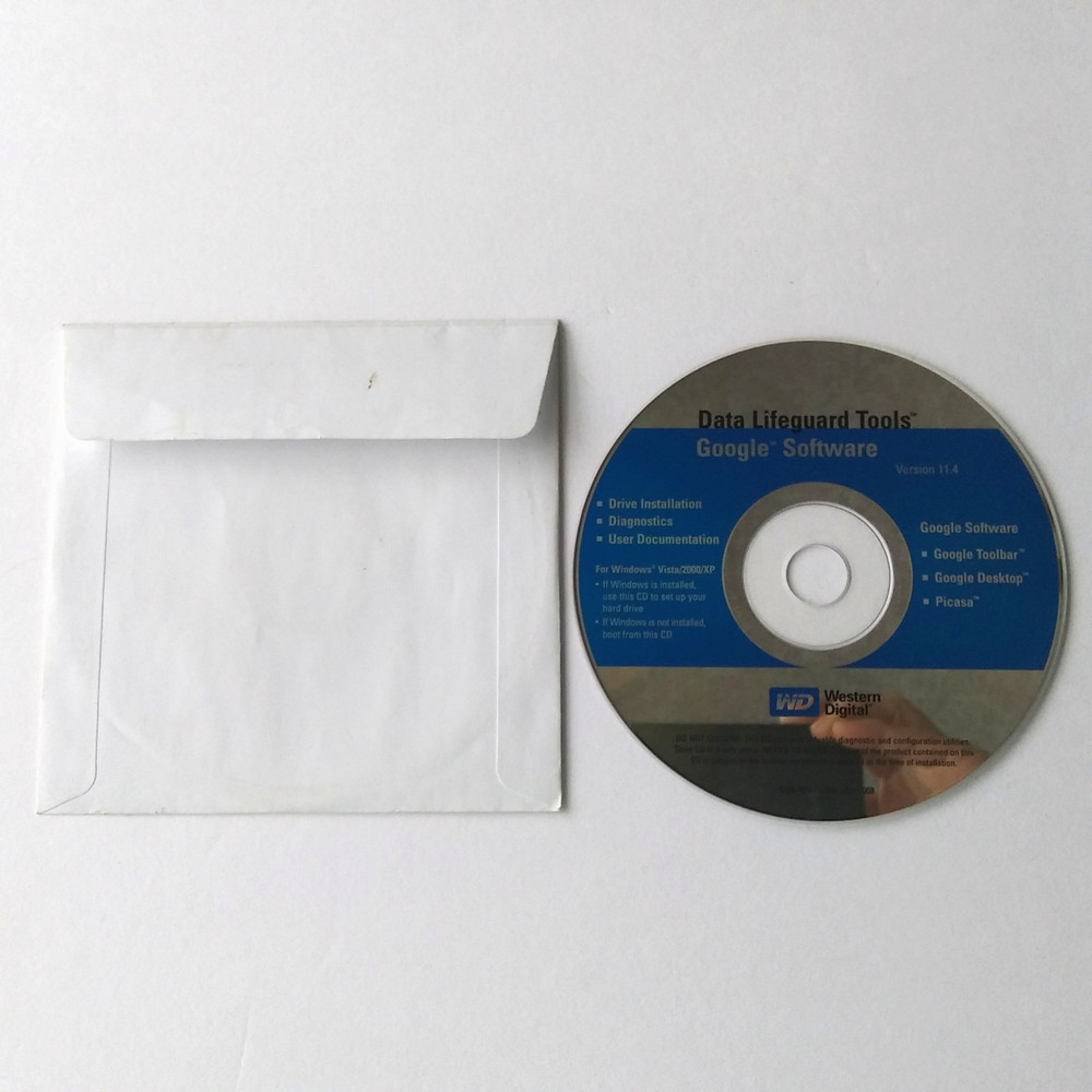 Western Digital Data Lifeguard Tools CD v11.4 Google Software WD Utility