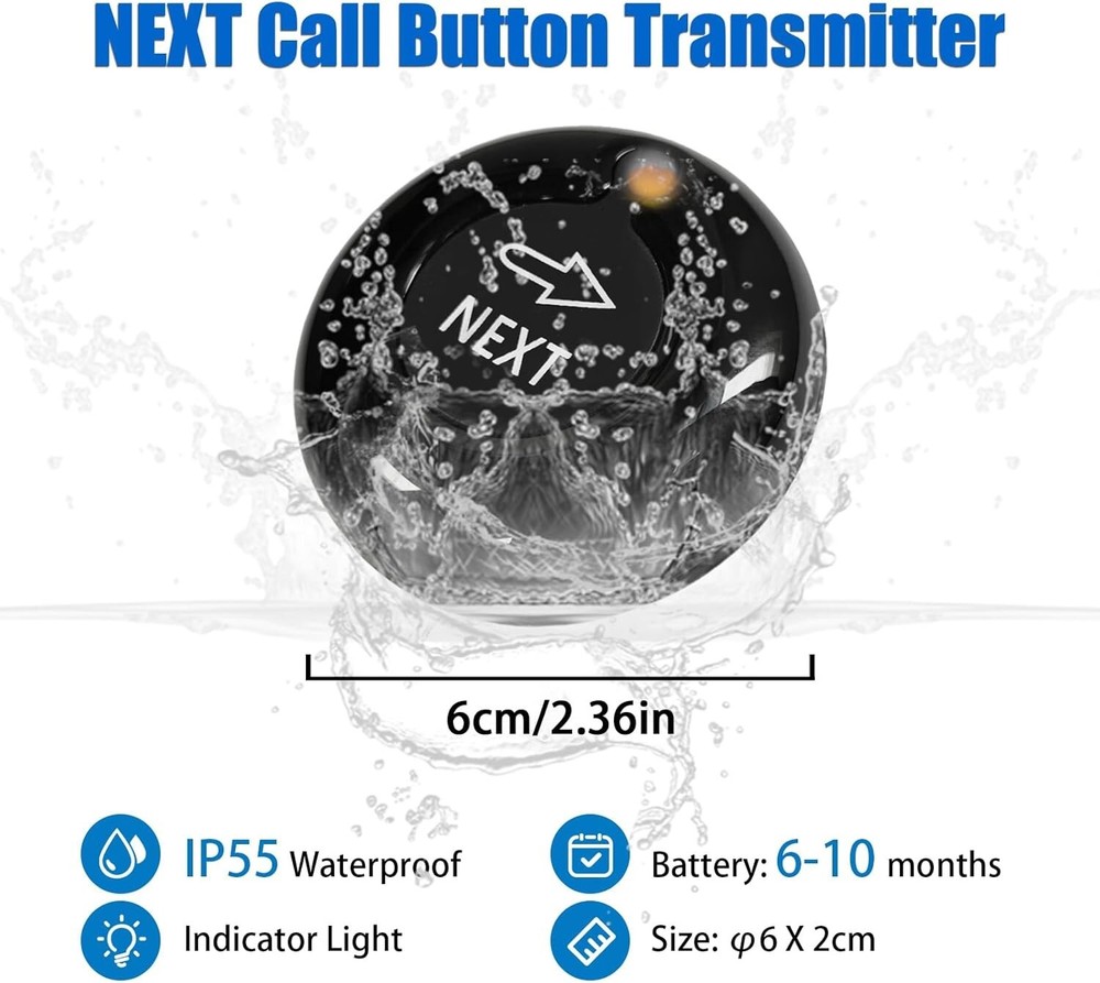 Queue Calling System Ticket System Digital Number Display Ticket Counter Machine