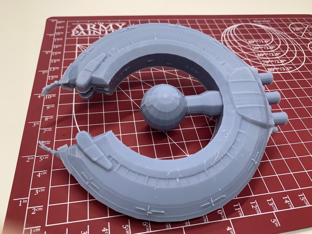 Star Wars Separatist Lucrehulk class miniature