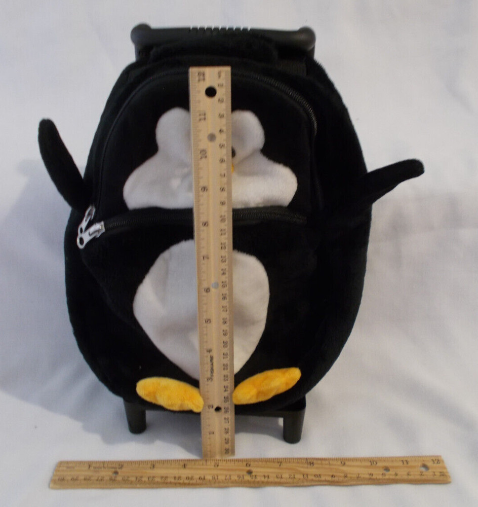 Penguin Plush Roller Backpack