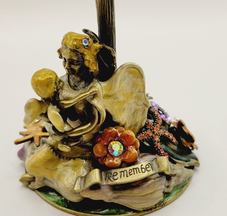 Kirks Folly Remember Angel Goblet Martinee Glass