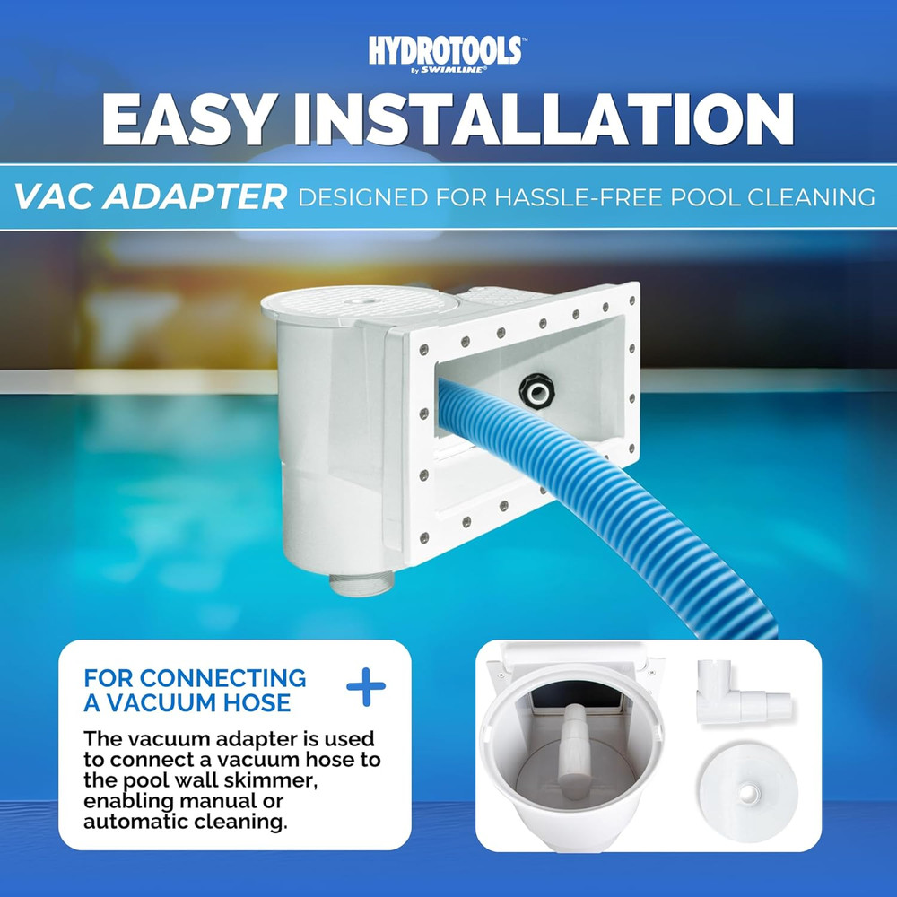 HYDROTOOLS Above Ground Pool Skimmer Kit with Water Leveling System