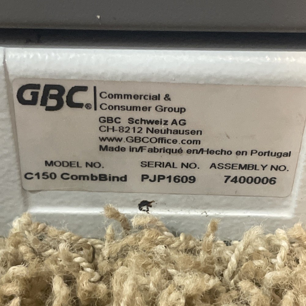 GBC CombBind C150 Heavy Duty Comb Binding Machine