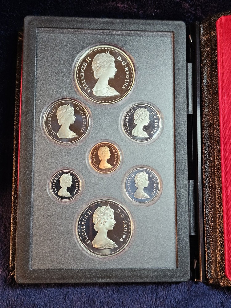 1983 CANADA SILVER DOUBLE DOLLAR PROOF SET UNIVERSITY- .375 oz. SILVER