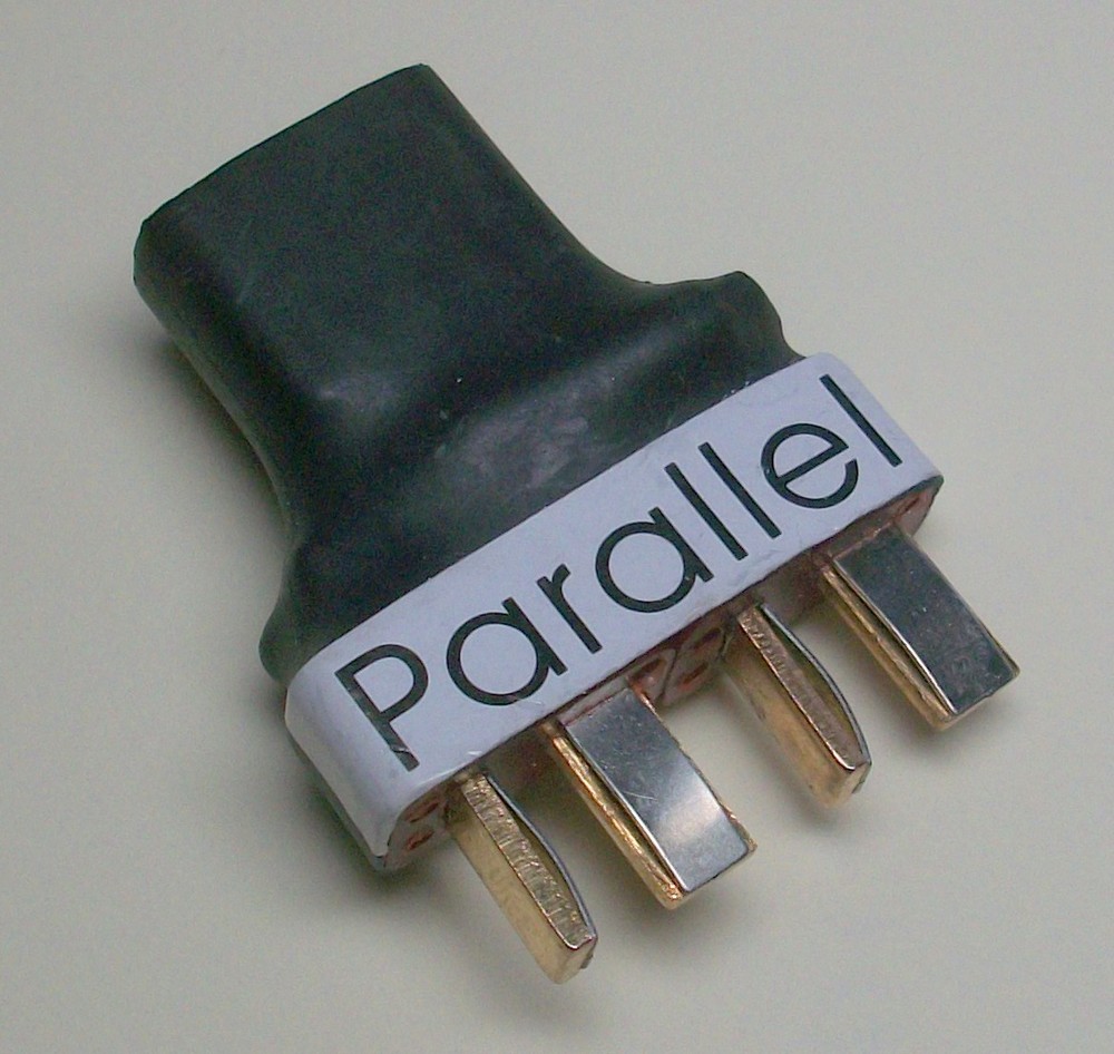 Ultra Compact T-Plug (Deans Style) Parallel Battery Connector / Adapter