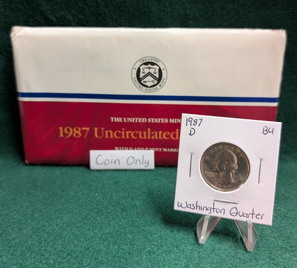 1987 D Washington Quarter Uncirculated US Mint