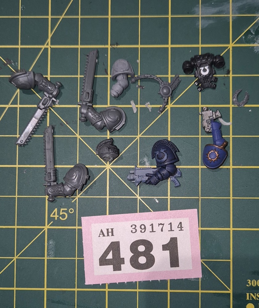 Warhammer 40k Space Marine Ultramarines Spare Bits