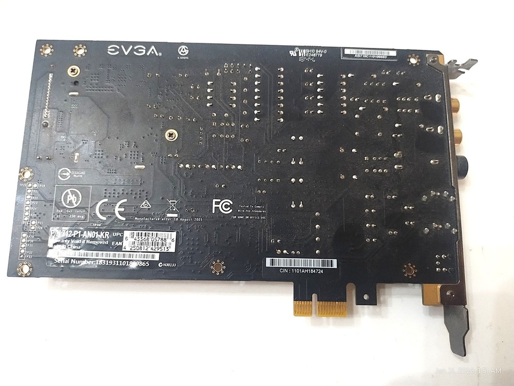 EVGA Nu Audio PCIe Sound Card engineered with Audio Note