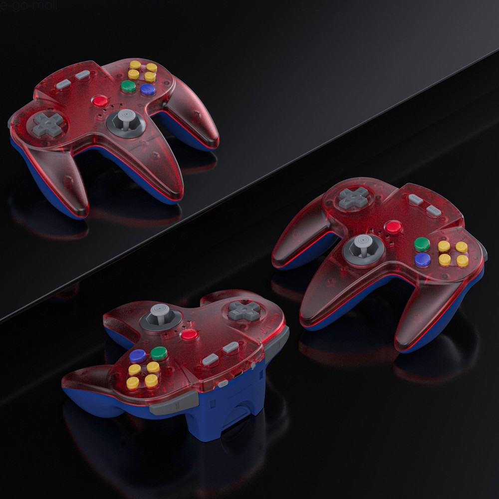 Wireless N64 Controller Remote GamePad Rumble Pak for Nintendo N64 64