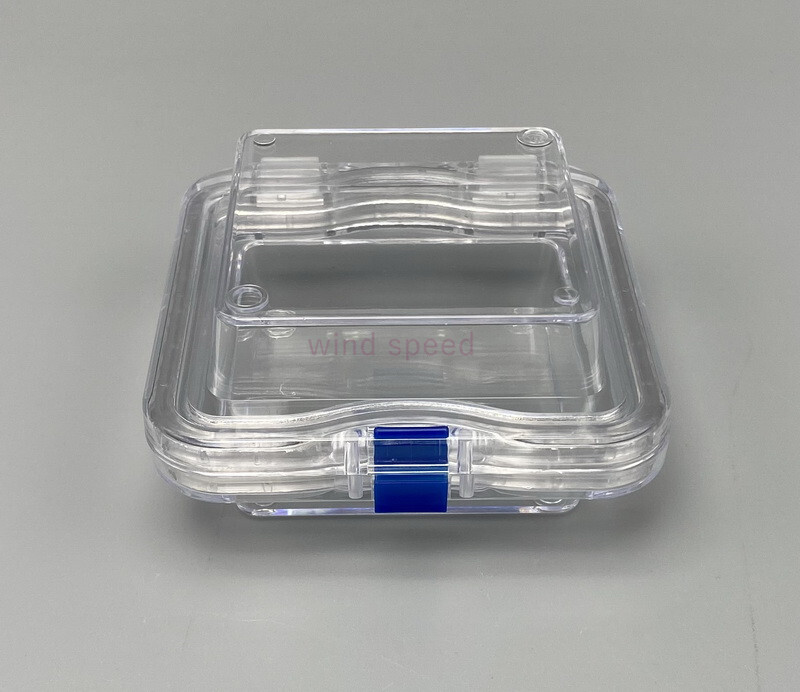 Denture False Teeth Membrane Case Container Hinged Display Box Jewelry Retainer