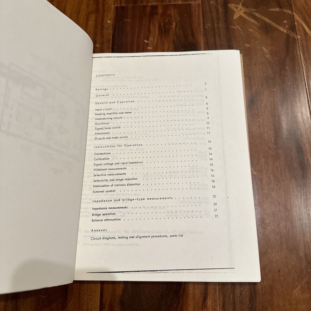 Wandel U. Goltermann TFPM-76 Voltage & Level Meter Operating Manual BN 176 UV