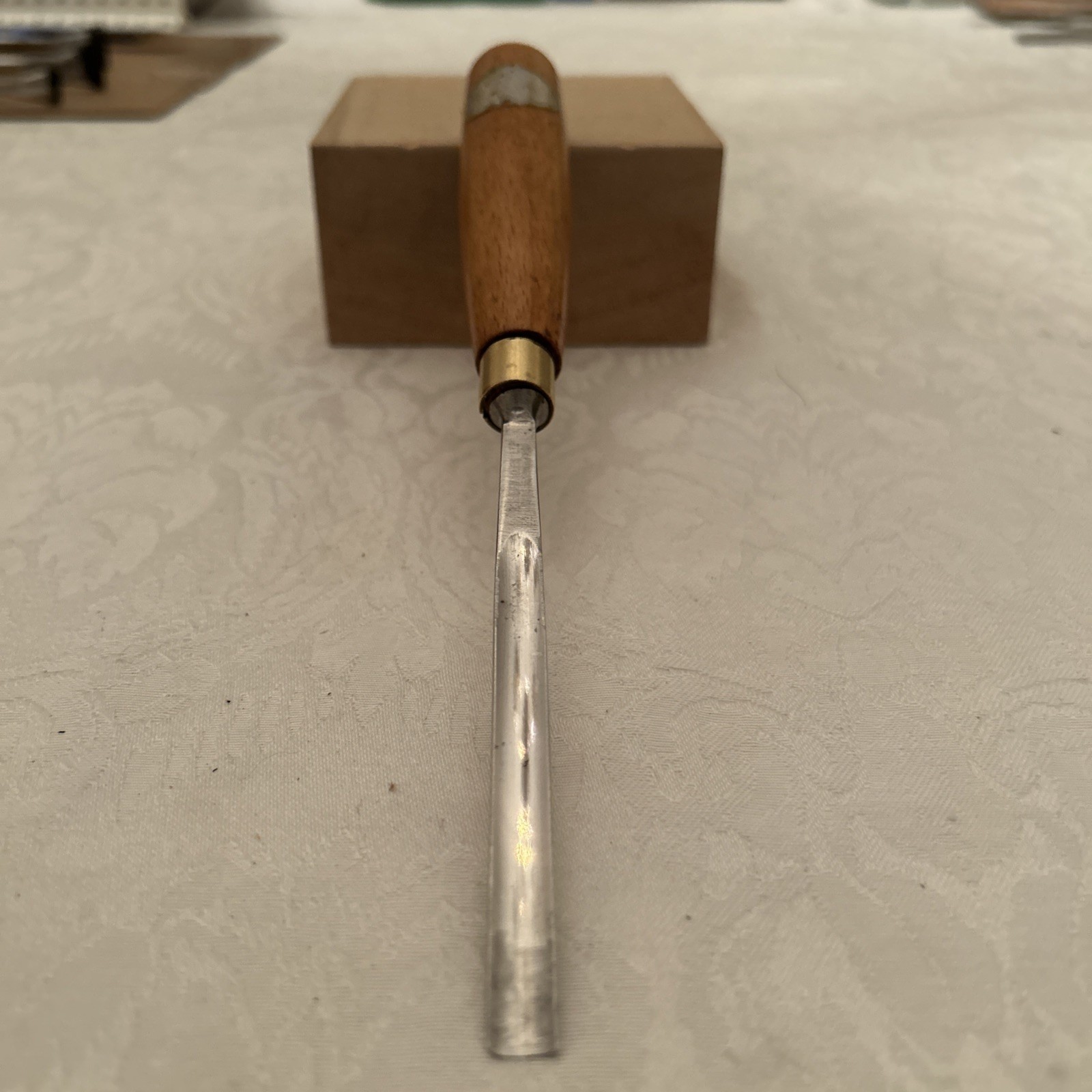 Ashley Iles   # 4 / 8mm Straight Carving Gouge Excellent Condition Sharp