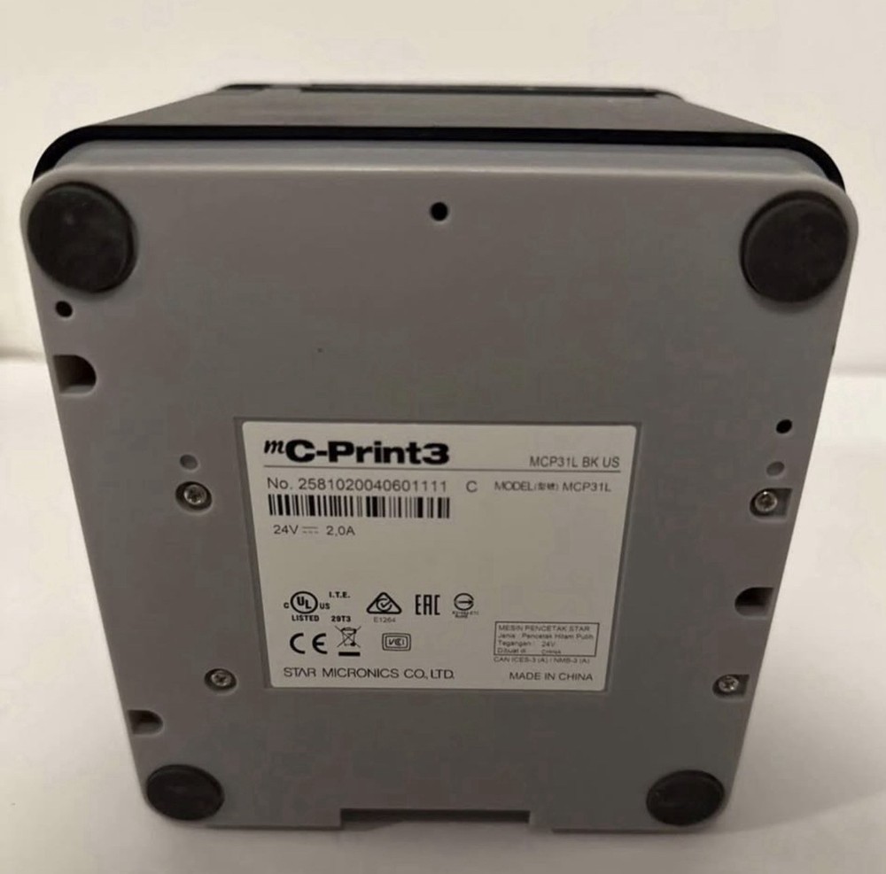 Star Micronics MCP31LB BK Receipt Printer - Black