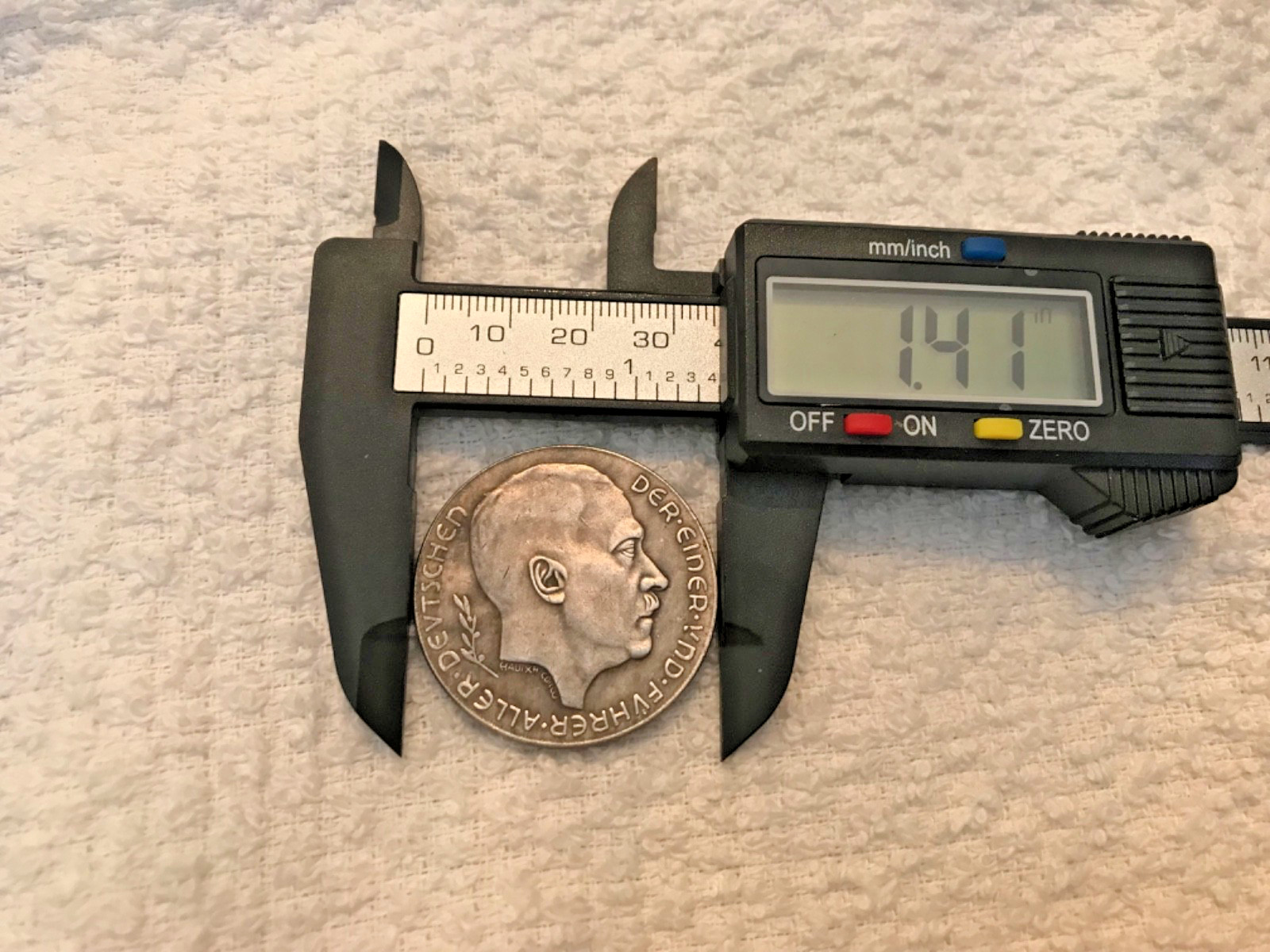 1938 GERMAN 3-13-1938 Reunification of Austria WWII COMMEMORATIVE COIN