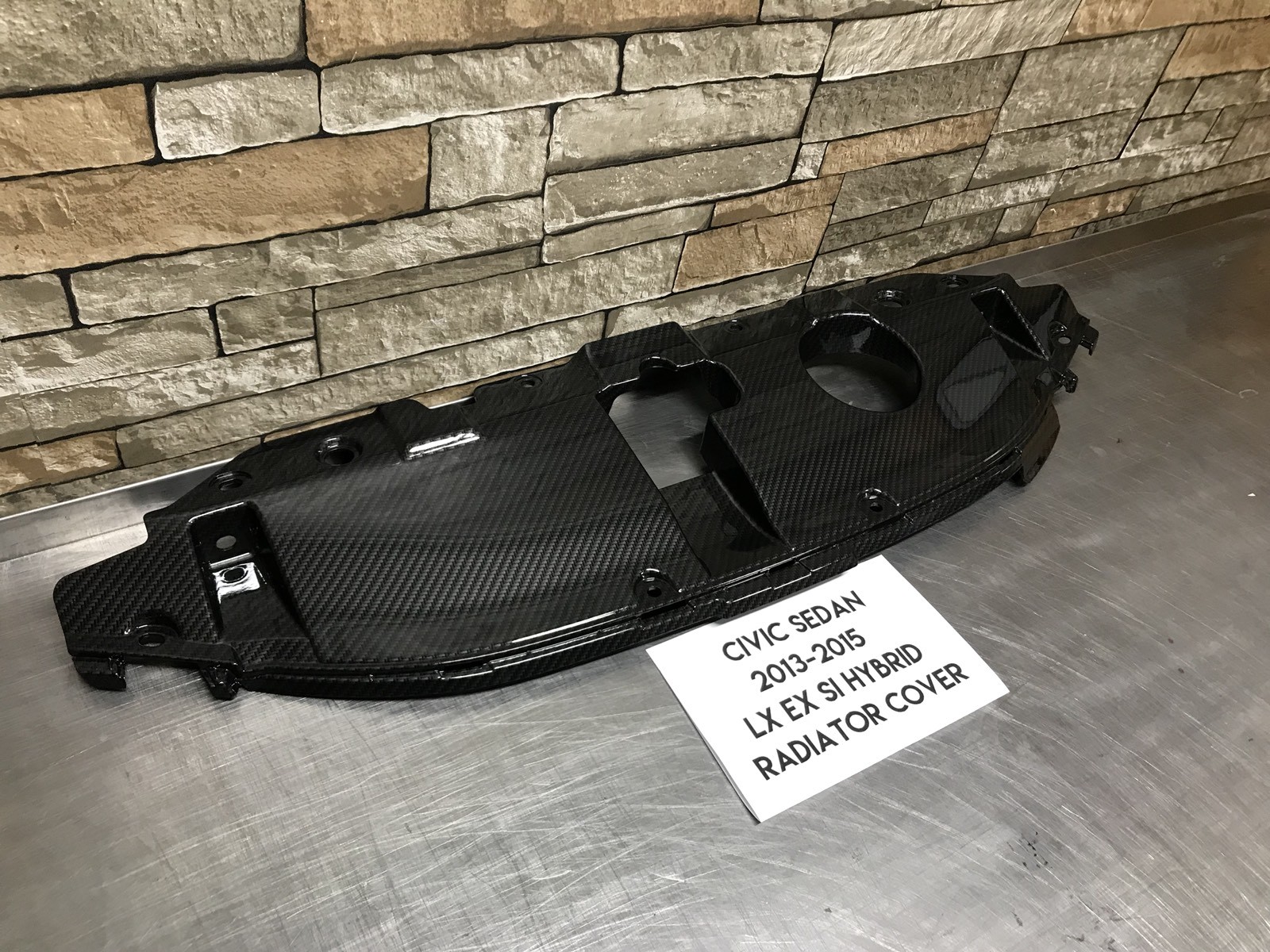 2013 - 2015 Civic SEDAN Carbon cooling Fb6 Radiator Si Hydro Dip Vtec Password