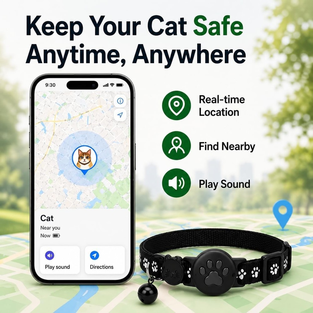 Lightweight Smart Collar for Cats