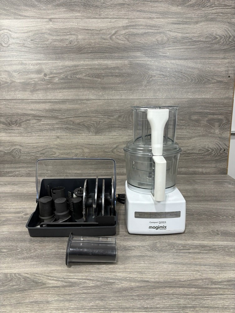 Magimix Compact 3200 XL Automatic Food Processor White Fully Tested!