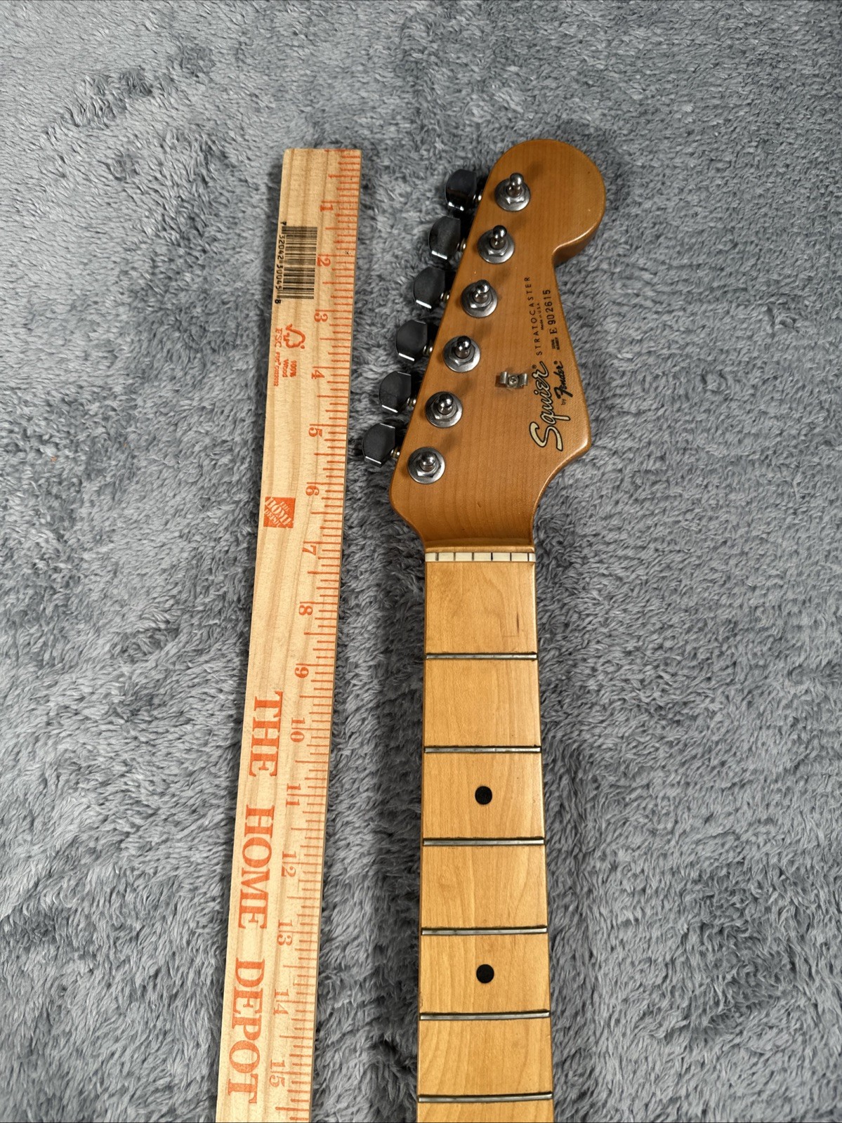 Vintage Squier by Fender Stratocaster Loaded Neck 22 w/Upgrades Wooden USA MADE