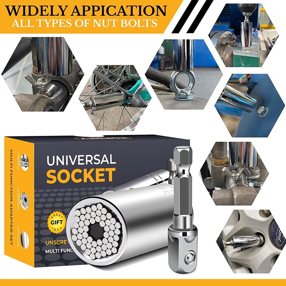 Universal Socket Tools Gift Stocking Stuffers Great Gift Idea! NEW