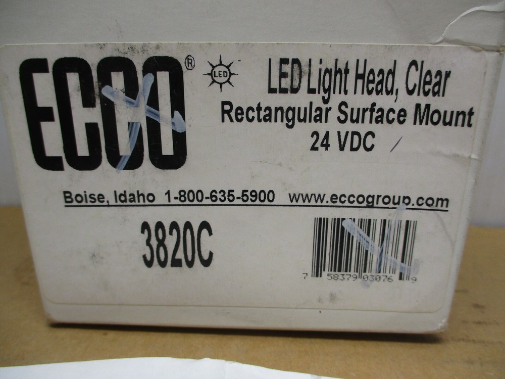 Ecco 3820C LED Head, Oval Clear 24V NEW