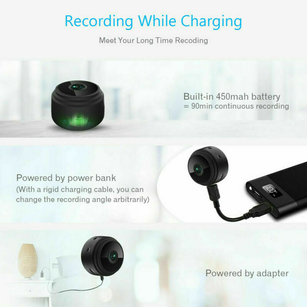 Mini 1080P Camera Wireless WiFi IP Security Cam DV DVR Video Night Vision US
