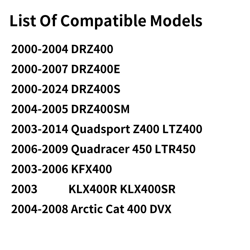 Oil Filter Kit For Suzuki DRZ400 DRZ400E DRZ400S DRZ400SM Quadracer 450 LTR450