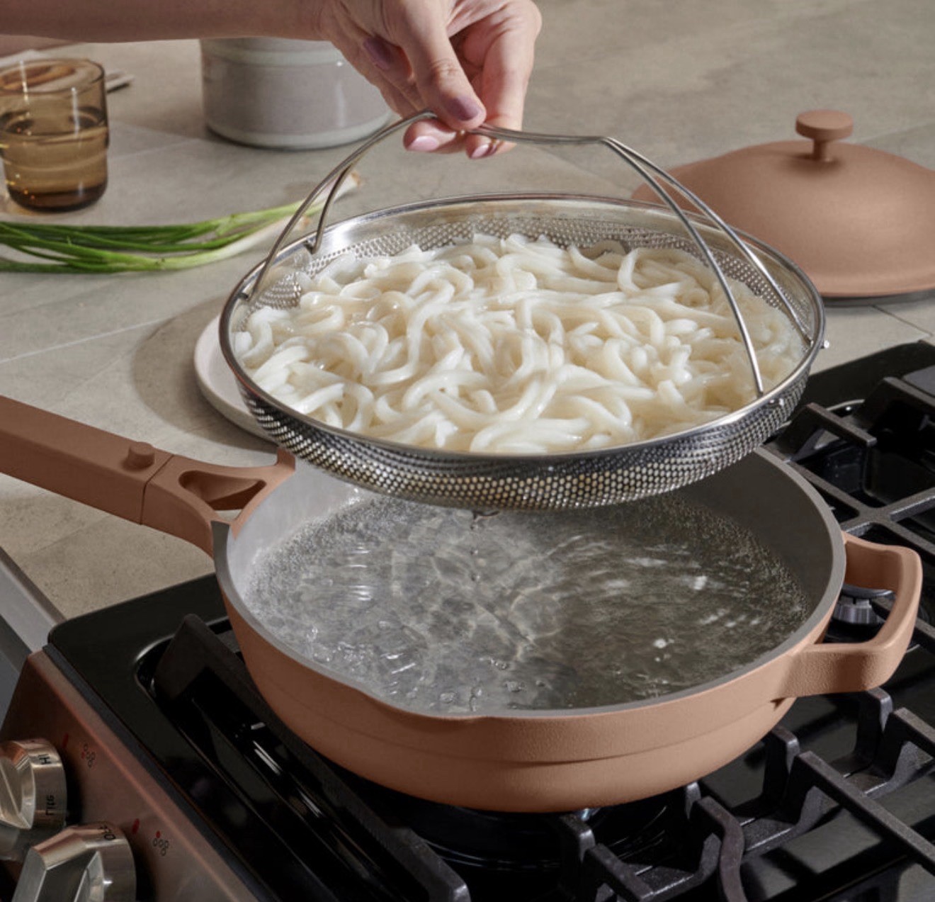 Our Place Always Pan In Spice Color 2.6qt/2.46l 10.5” Diameter With Steam Basket