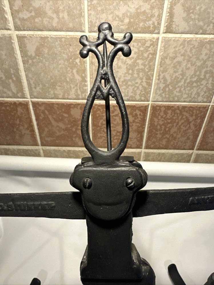 Black Decorative Antique Iron Balance Scale