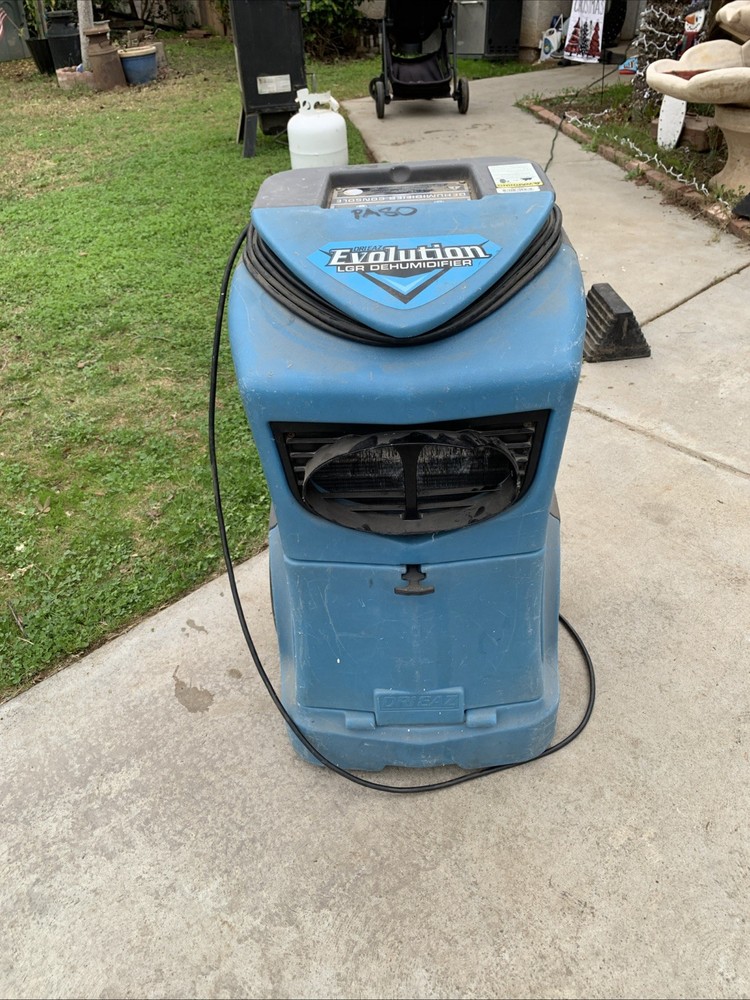 Dri-Eaz Evolution LGR Dehumidifier Turn On Needs Screen Cleaning ?? Hours
