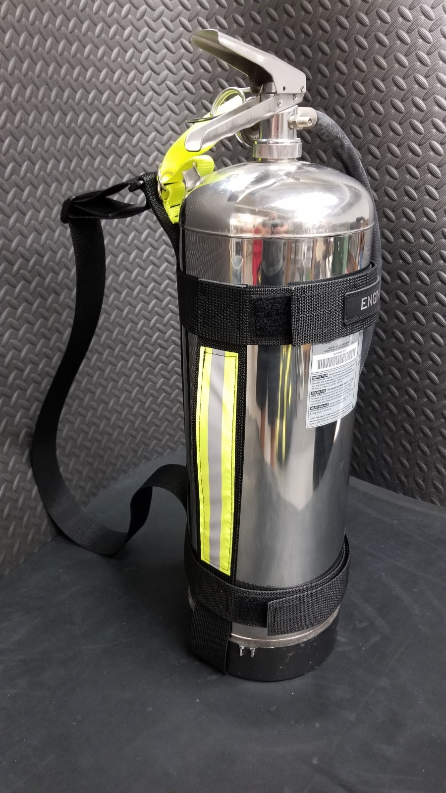 Firefighter Water Extinguisher Can Sling - PERSONALIZATION INCLUDED