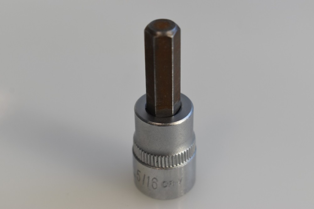 Cornwell Tools CBS5162 5/16" SAE Hex Bit Socket Driver 3/8" Drive Chrome