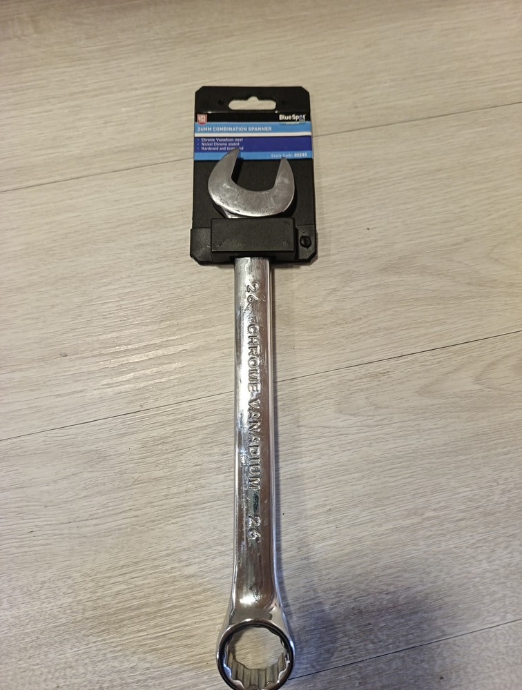 BlueSpot Spanner Size 26mm Fully Polished Chrome Vanadium
