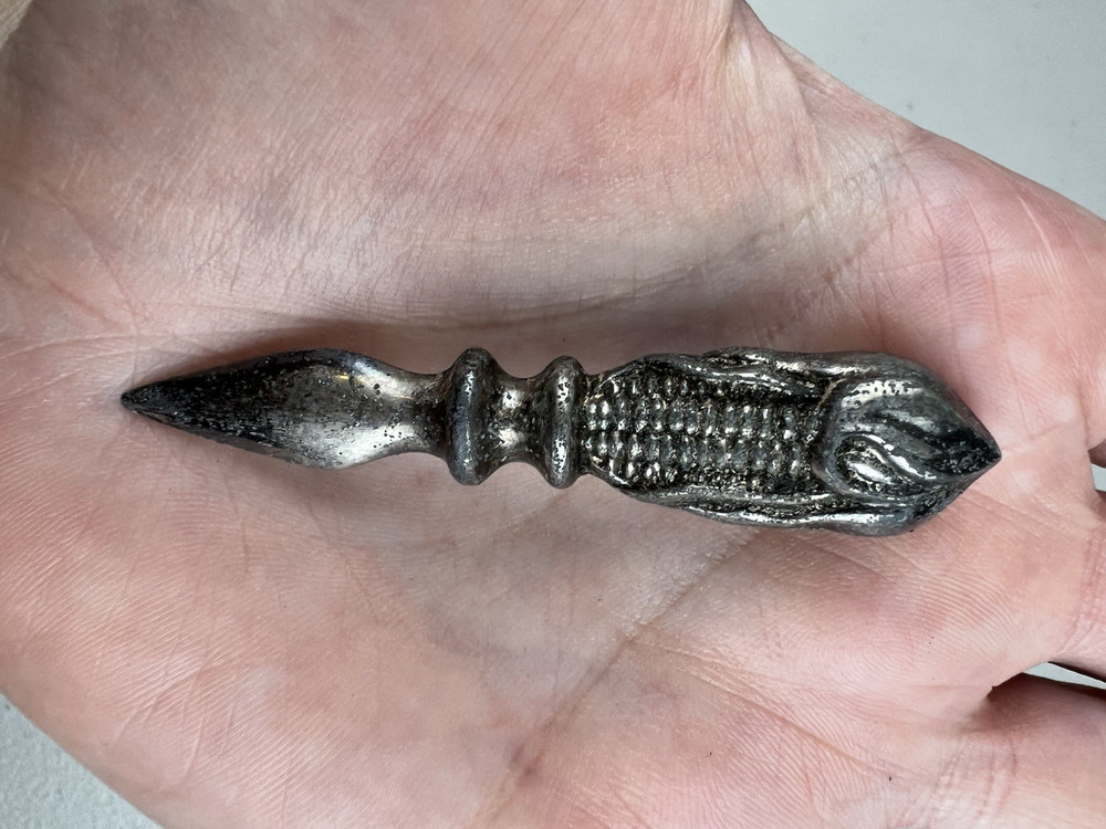 Lot of 8 Vintage Silver Plate Corn Cob Holders