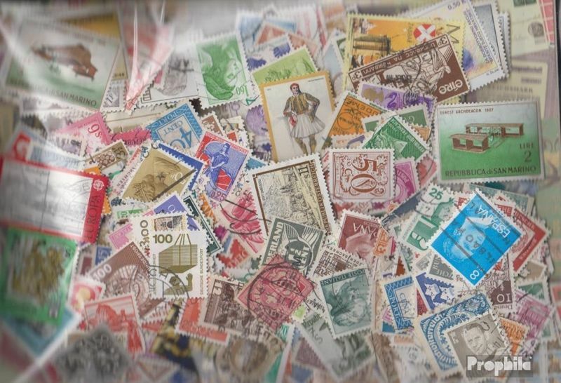 Western Europe Stamps 5.000 different stamps
