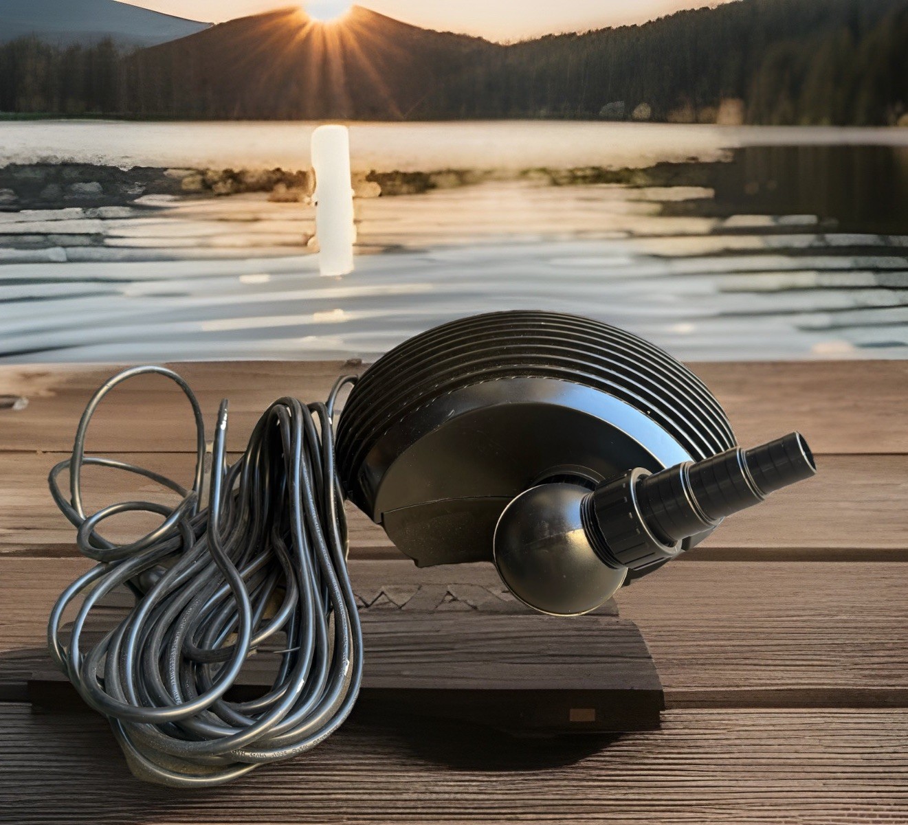 2641GPH Circulation Sumbersible Water Filter Pump 4 Koi Pond Aquarium Fountain