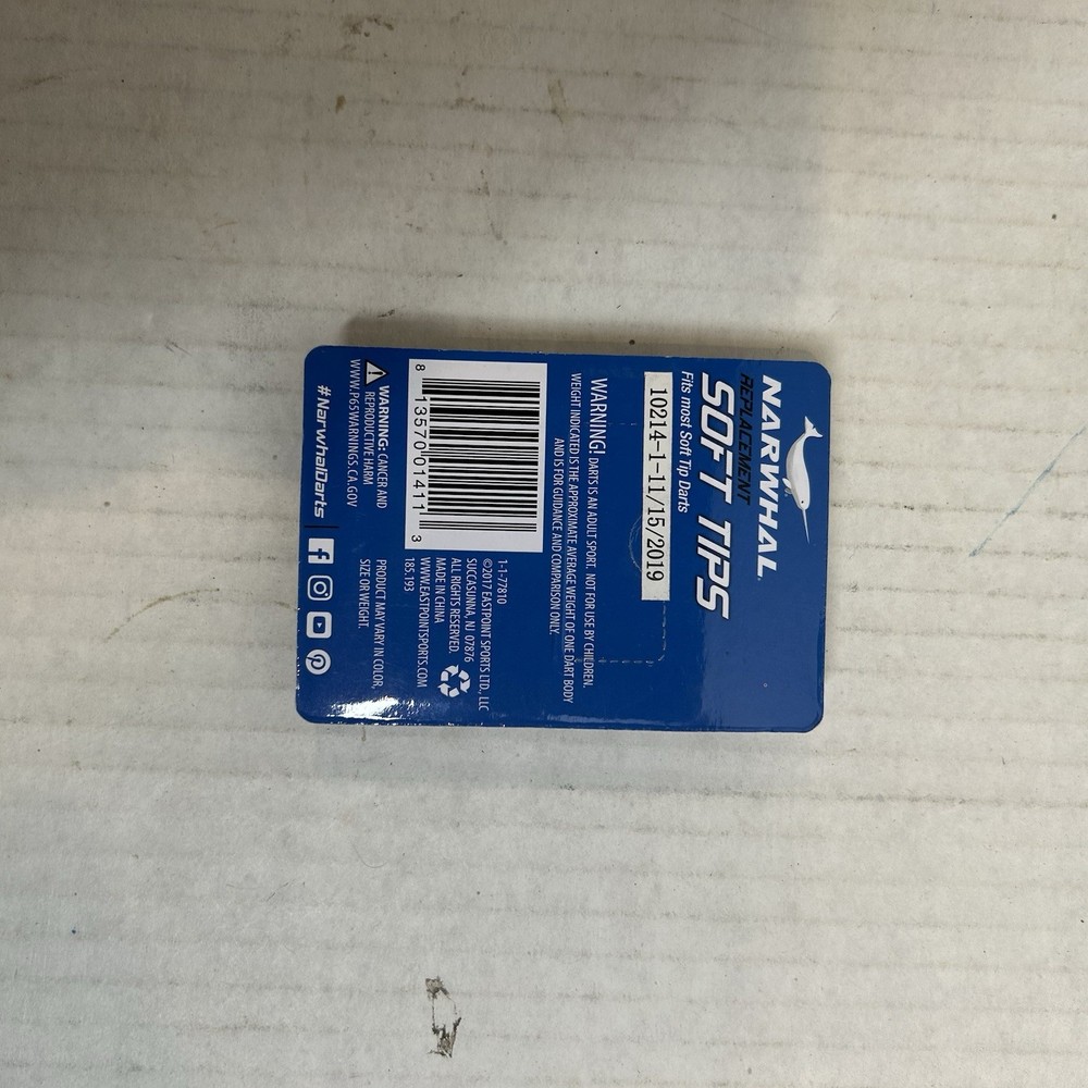 Narwhal Replacement Dart Soft Tips x50