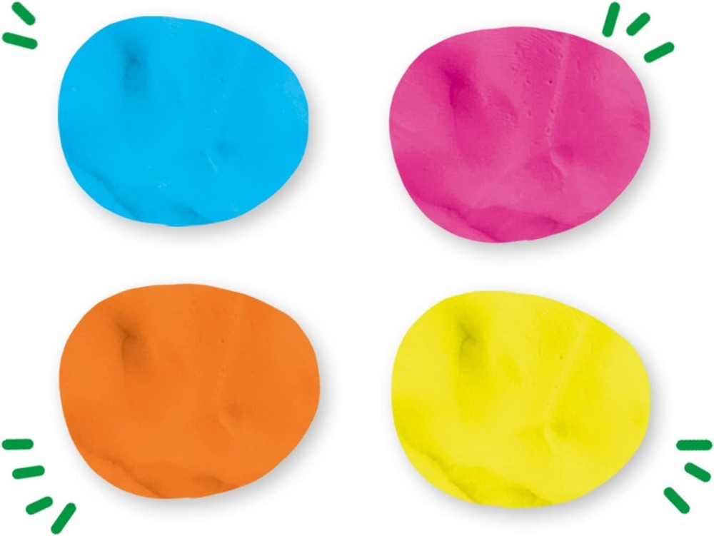 SES Creative 00512 Feel good dough-Happy (4x90gr), Small
