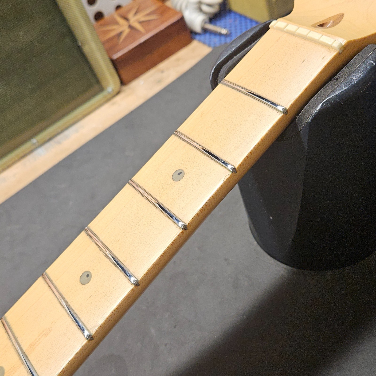 Old 1995 Fender American Strat Maple Neck - Stratocaster USA 90s Electric Guitar