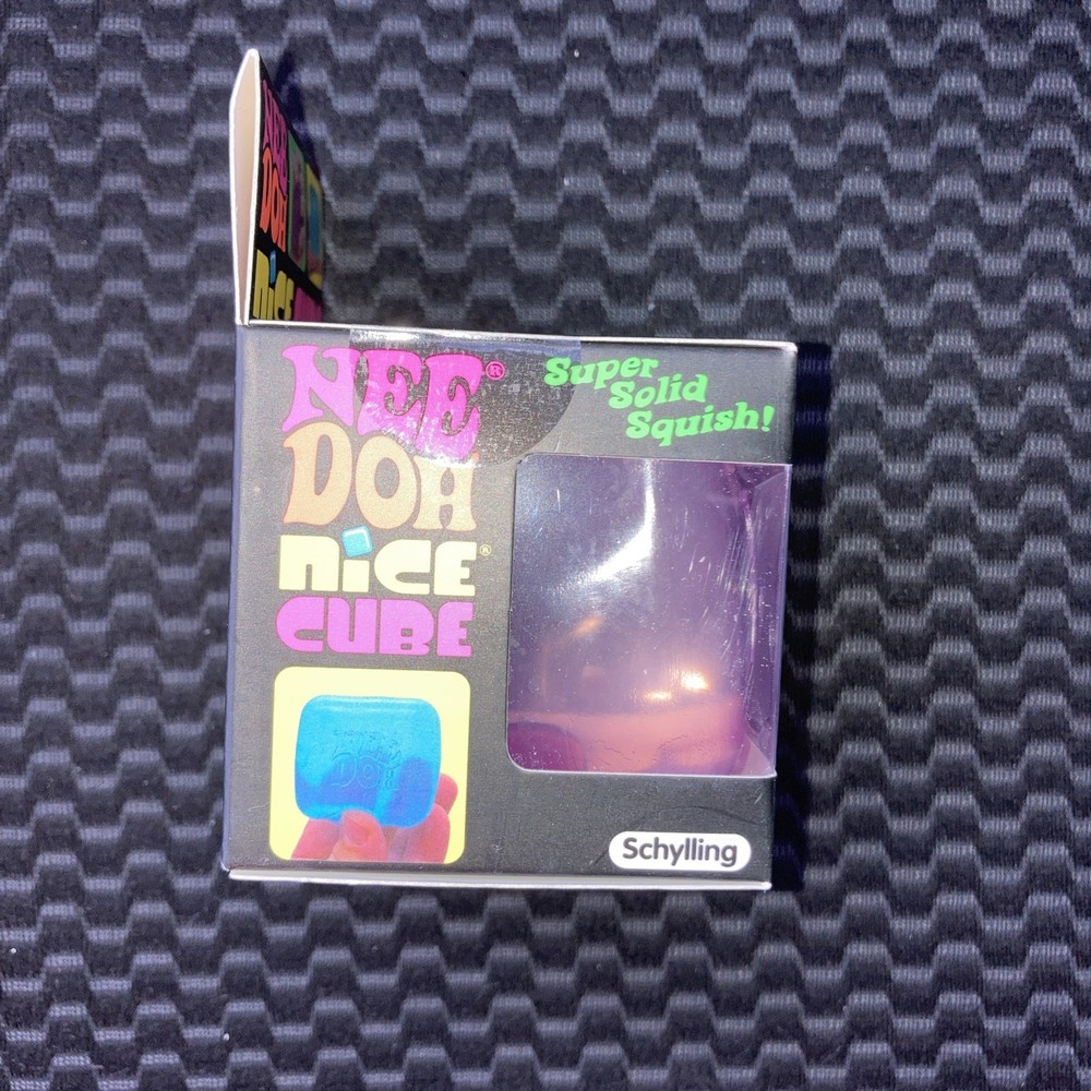 Nee Doh Nice Cube - Super Solid Squish! (Purple)