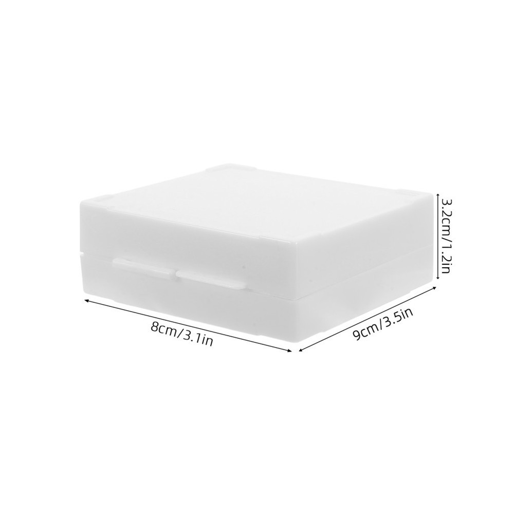 Plastic Slide Storage Box: 25 Slots Laboratory Microscope Slide Holder -