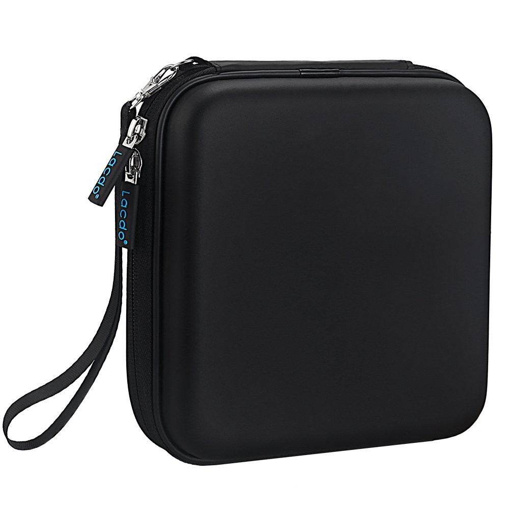 Lacdo USB CD DVD Writer Blu-Ray & External Hard Drive Protective Storage Case...